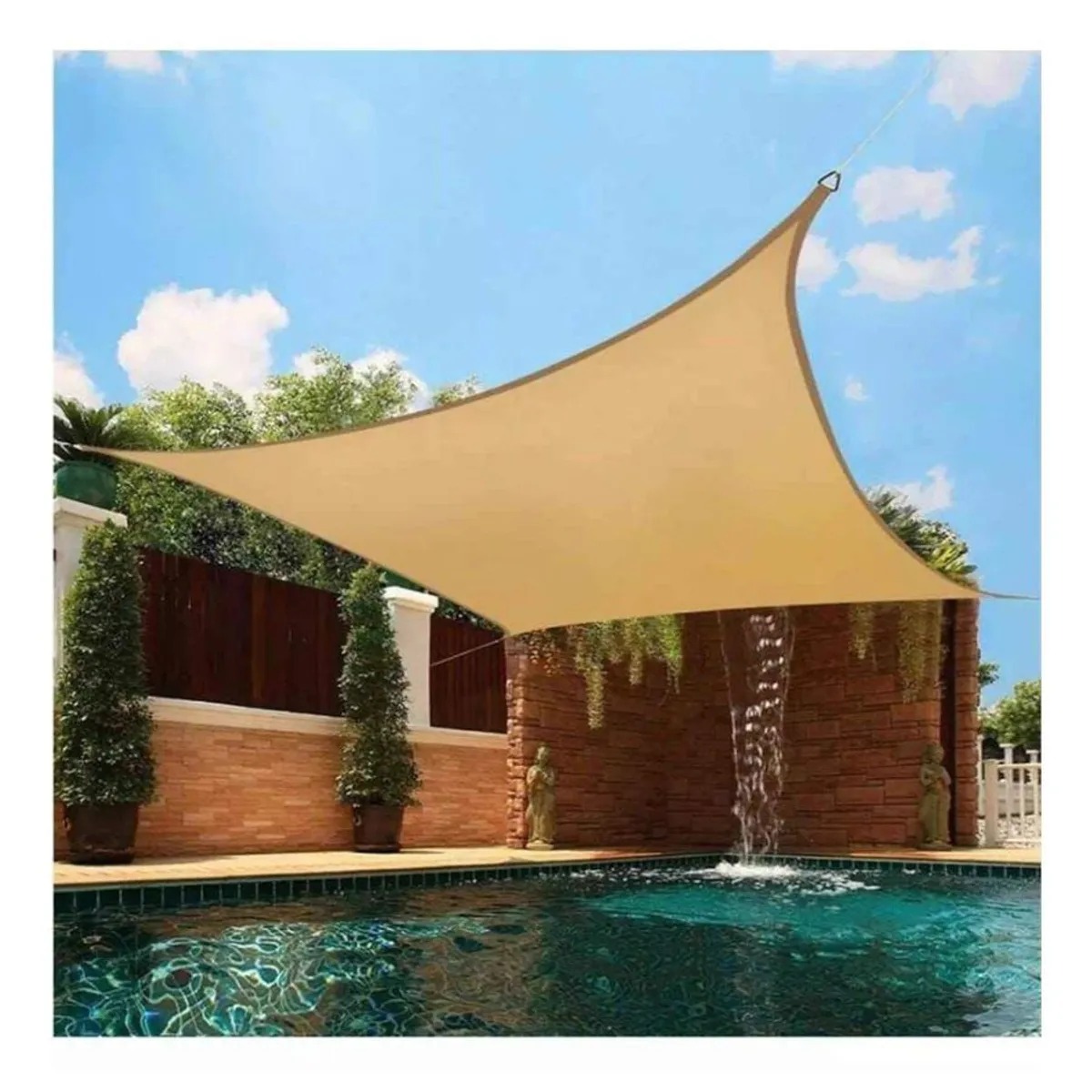 Toldo Vela Cuadrado 4x4 Ideal para la protección UV