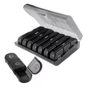 Pastillero Semanal Organizador Portátil 3 Tomas 7 Dias