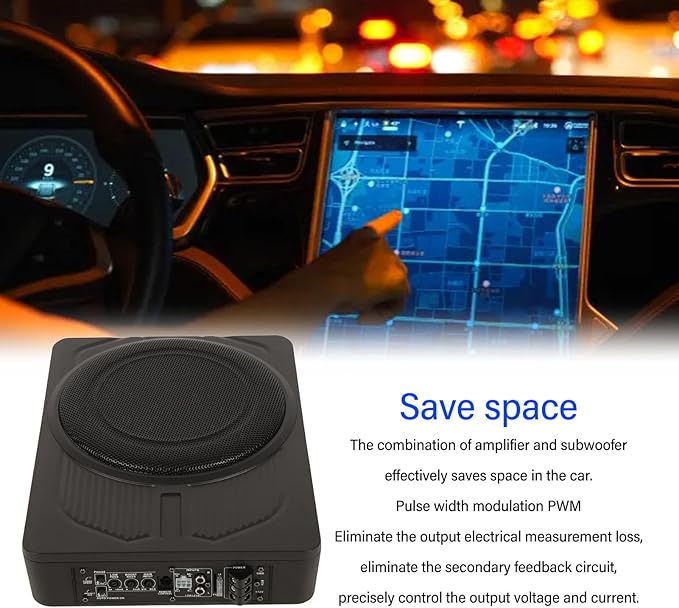 Subwoofer Amplificado 10 Pulgadas 600w Bajos Para Auto - Imagen 2