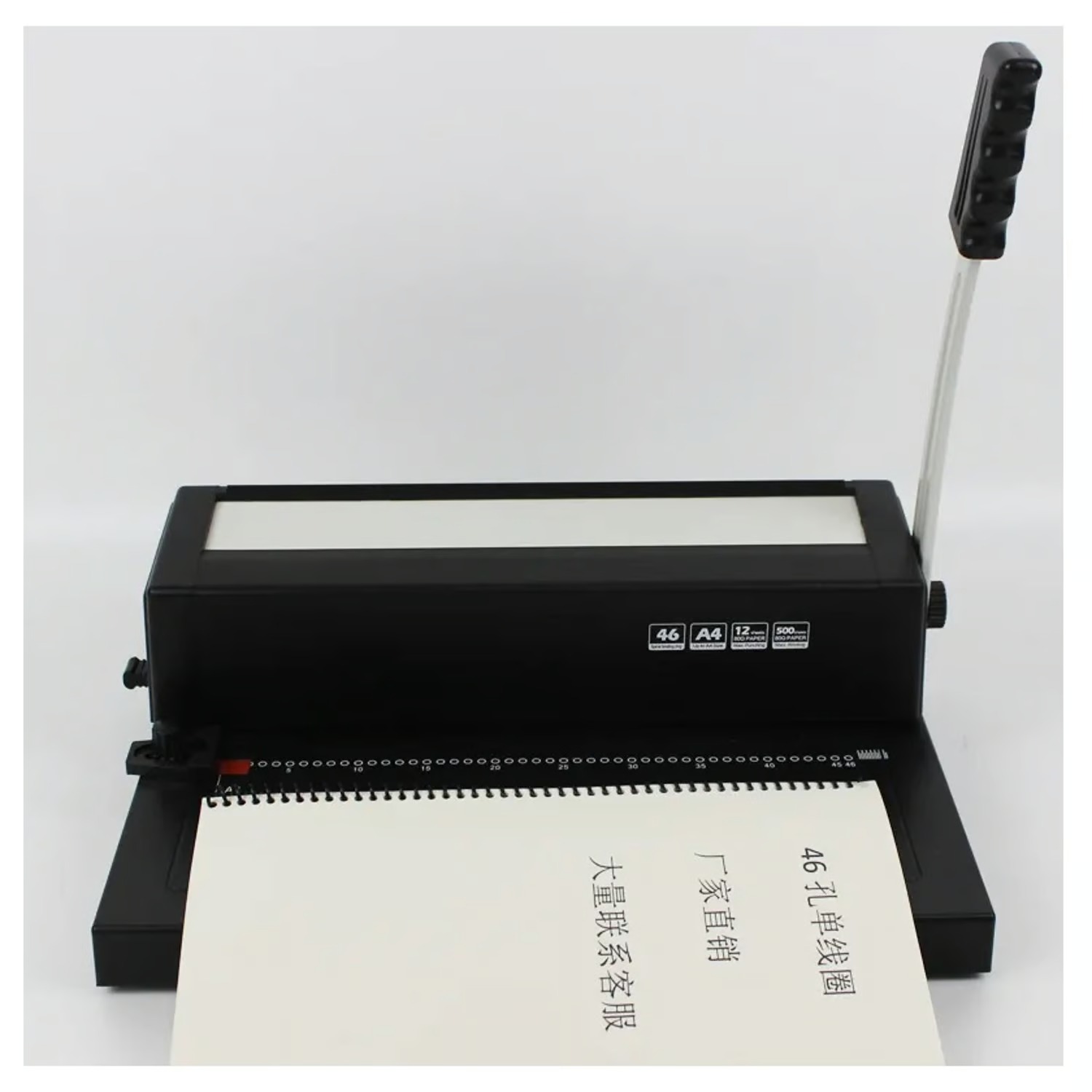 Maquina Anilladora Perforadora Espiral Encuadernadora - Imagen 3