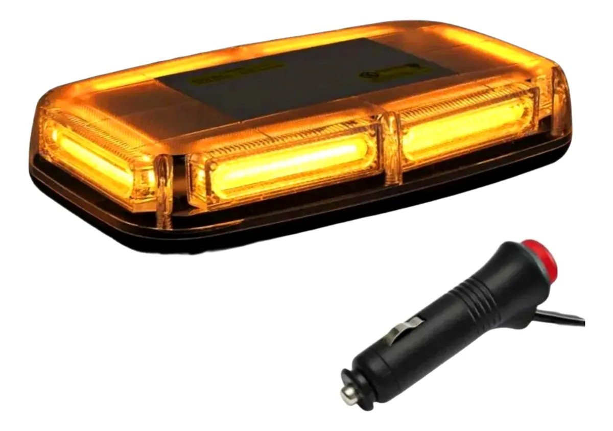Baliza De Techo Auto Destellante 12-24v Estrobo Con Iman - Imagen 2