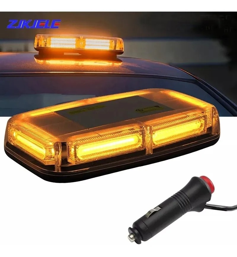 Baliza De Techo Auto Destellante 12-24v Estrobo Con Iman
