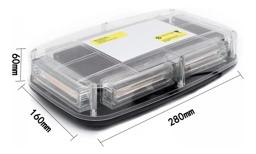 Baliza De Techo Auto Destellante 12-24v Estrobo Con Iman - Imagen 6