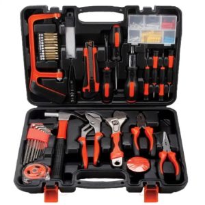 Caja De Herramientas Manuales 100 Piezas Maletín Portátil