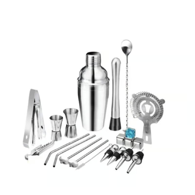 Set De Cocteleria Profesional Utensilios Para Bar 20pcs - Imagen 2