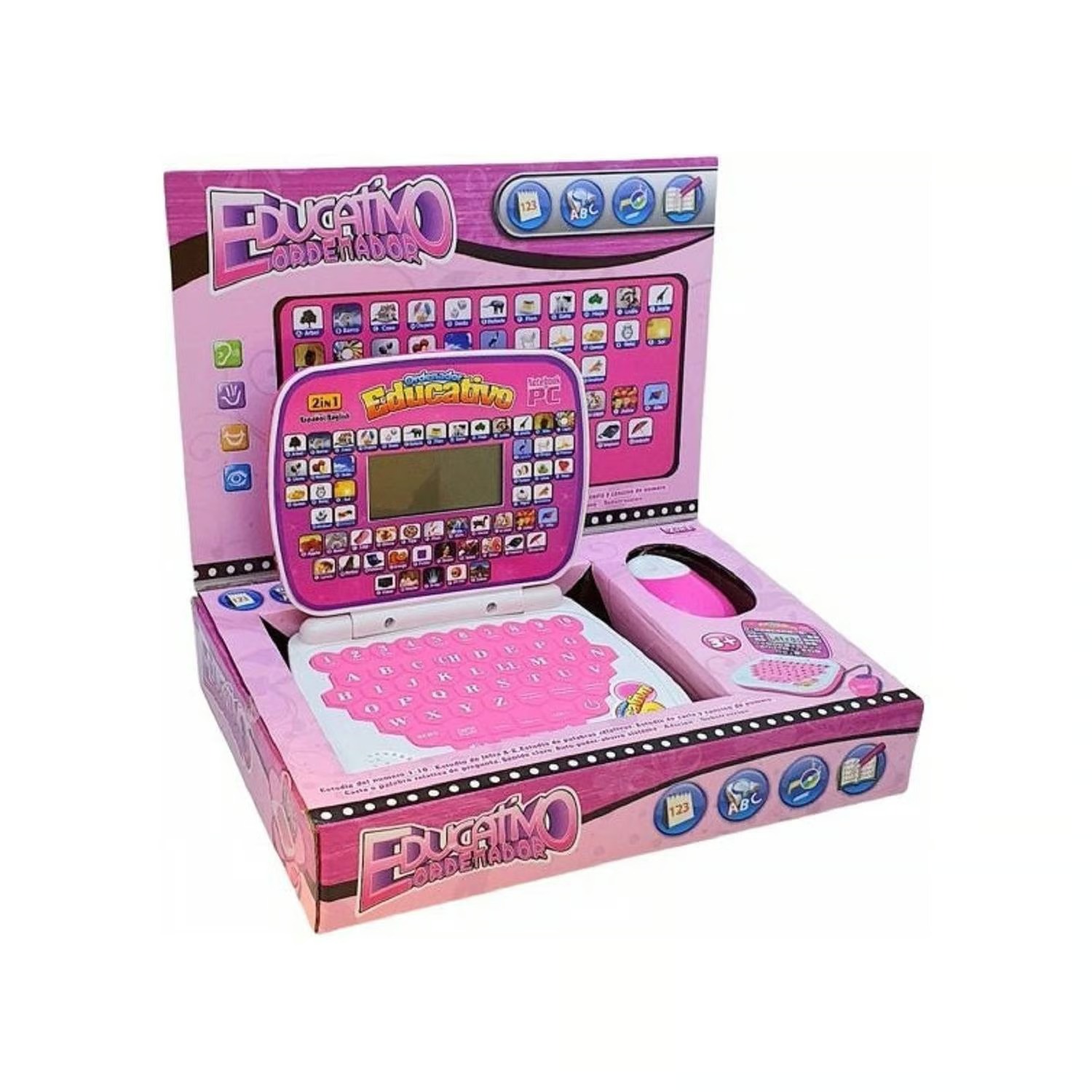 Mini Computador De Juguete Didactico Y Educativo - Imagen 8