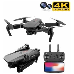 Drone E88 Con Cámara Dual Y Wifi Con Funda