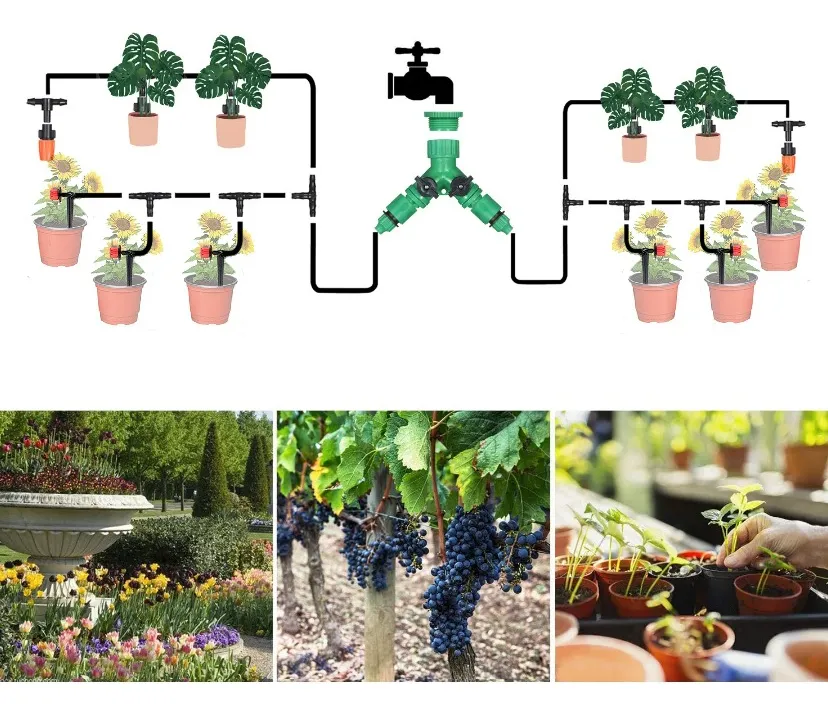 Kit De Riego Sistema Automático Goteo 40m 164pcs - Imagen 5