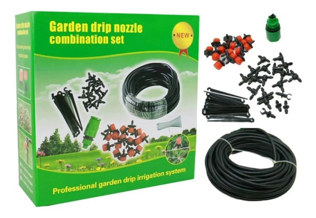 Kit De Riego Sistema Automatico Goteo 15 Mts