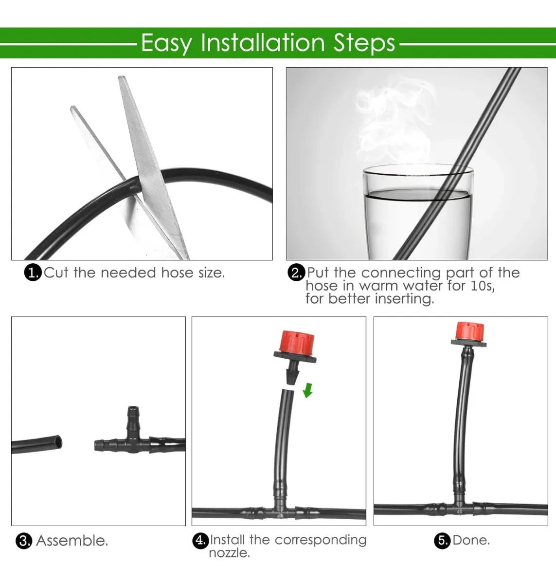 Kit De Riego Sistema Automático Goteo 40m 164pcs - Imagen 2