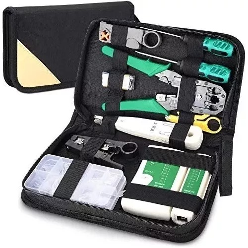 Kit Herramientas Para Redes Rj45-rj11 mas Bolso