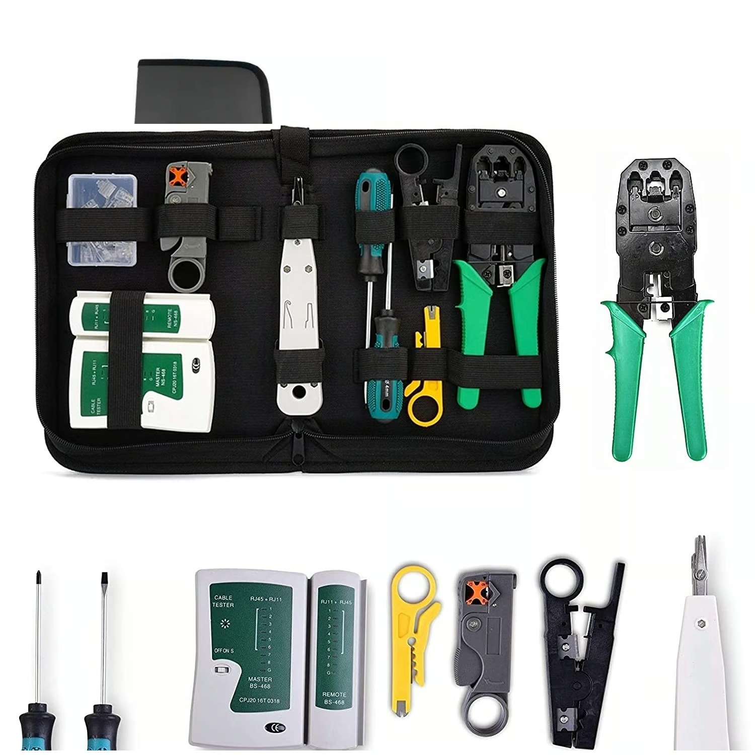 Kit Herramientas Para Redes Rj45-rj11 mas Bolso - Imagen 3