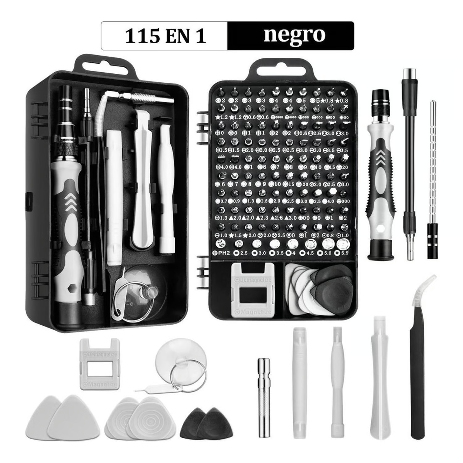 Juego De Destornilladores De Precisión 115 En 1 Accesorios - Imagen 2