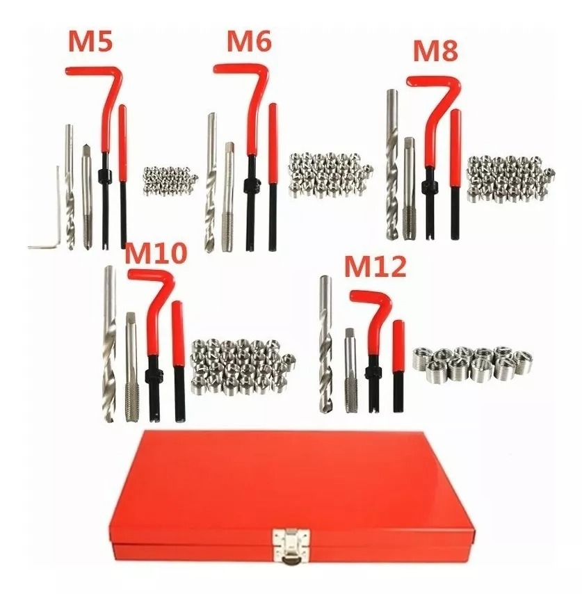 Kit De Reparación Con 131 Insertos Para Roscas - Imagen 3