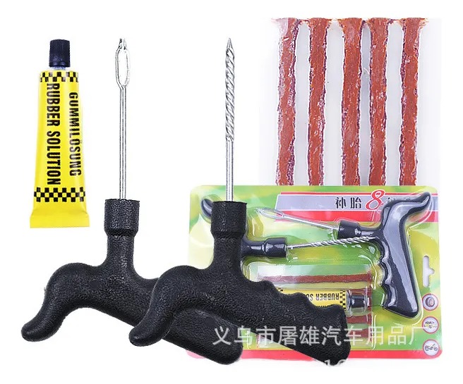 X2 Kit Emergencia Reparación Pinchazos Neumaticos Auto Moto