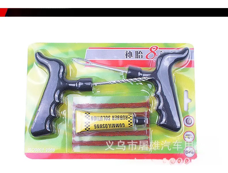 X2 Kit Emergencia Reparación Pinchazos Neumaticos Auto Moto - Imagen 2