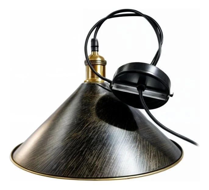 Pack 2 Lámpara Colgante Clásica Negra Mediana - Imagen 5