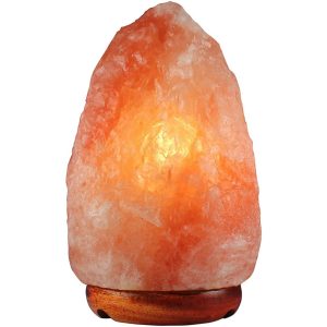Lampara De Sal Del Himalaya Piedra Intensidad Regulable