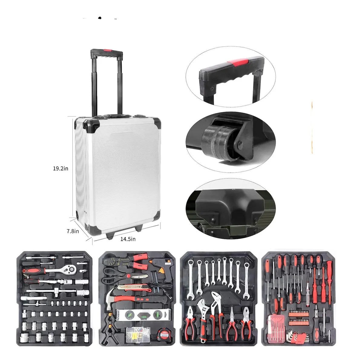 Maletín De Herramientas Profesional De 187 Piezas - Imagen 5