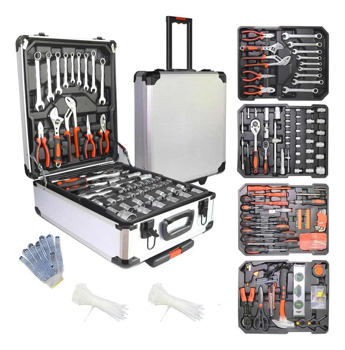 Maletín De Herramientas Profesional De 187 Piezas