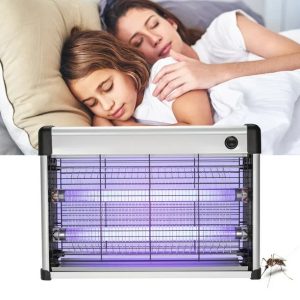 Matamoscas Uv Eléctrico Mosquitos Zancudos Insectos Plagas