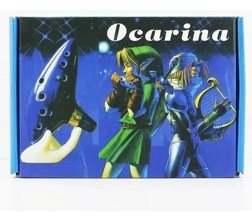 Ocarina De 12 Agujeros De Cerámica De Zelda + Base Do - Imagen 7