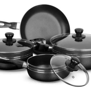 Juego De Ollas Bateria 7 Piezas Antiadherente