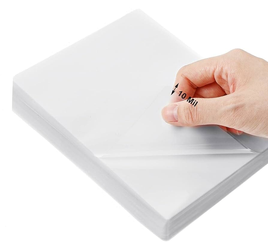 Pack Micas Papel Térmico Transparente para Laminar - Imagen 2