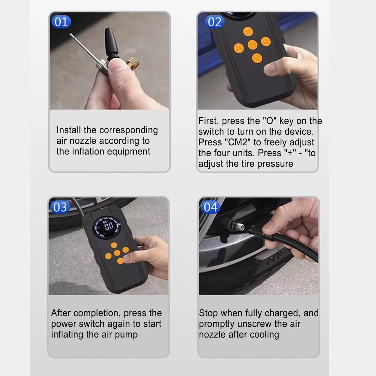 Kit Partidor Batería E Inflador De Neumáticos - Imagen 5