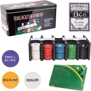 Set Poker Juego De Mesa 200 Fichas