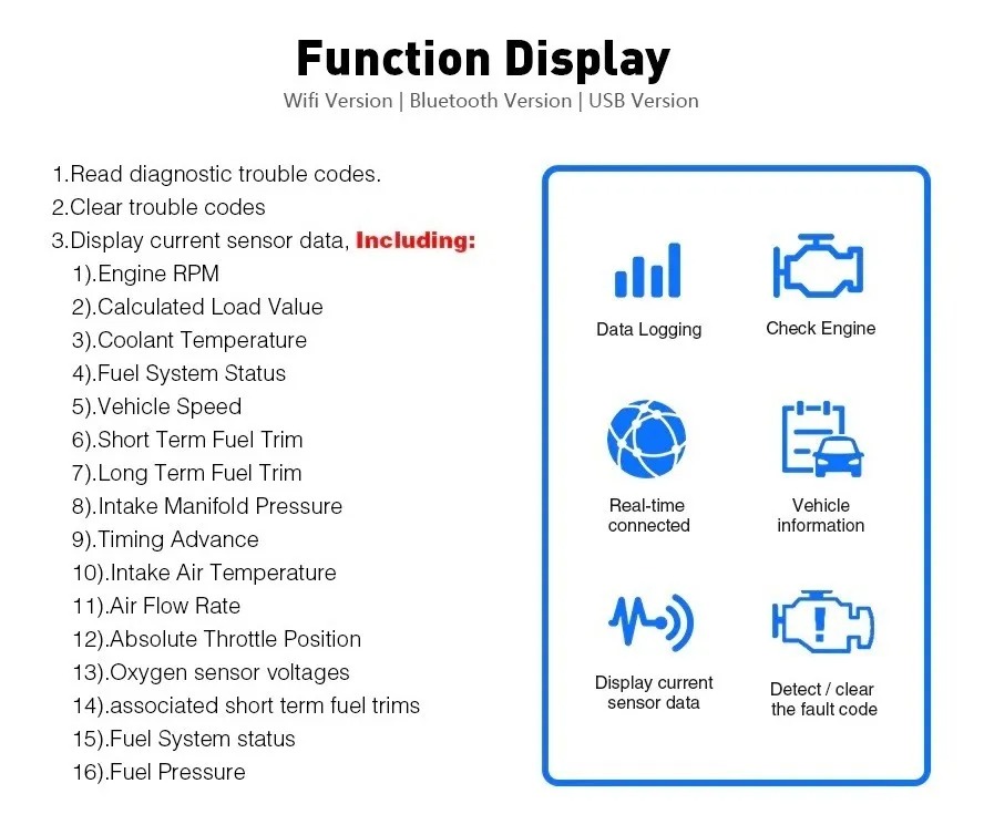 Set 2 Escáner Automotriz Con Pantalla Lcd Retroiluminada Con Cable - Imagen 3
