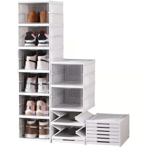 Zapatera Plegable 6 Niveles Una Pieza Firme Sin Instalación