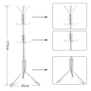Perchero Exhibidor De 3 Niveles De Pie Para Abrigos Sombrero
